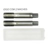 Jogo de Macho Manual Aço Liga - Bsp 5/8x14 - Jogo 2 Peças - 4