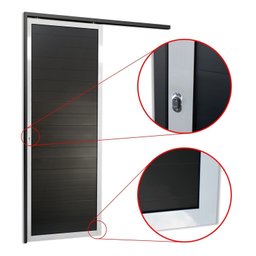 Porta de Correr Suspensa 210x70cm Lambril Esq L.25 Brimak - 3