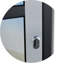 Ver imagem 4 de Porta de Correr Suspensa 210x70cm Vidrao Dir L.25 Brimak Abertura Direita Preto/Mix