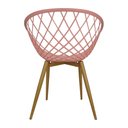 Ver imagem 5 de Kit 6 Cadeiras Poltrona Clarice Sidera Nest Web com Apoio de Braço