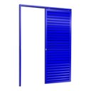 Ver imagem 2 de Porta de Correr Suspensa 210x70cm Veneziana Esq L.25 Brimak Abertura Esquerda Azul