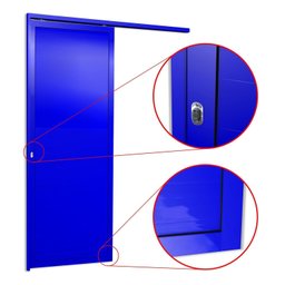 Porta de Correr Suspensa 210x70cm Lambril Esq L.25 Brimak - 3