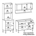 Ver imagem 7 de Cozinha Modulada 3 Pecas Balcao Pia 3023 Line Ktp Supremo Cp Freijo