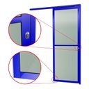 Ver imagem 3 de Porta de Correr Suspensa 210x70cm Vidrao Dir L.25 Brimak Abertura Direita Azul