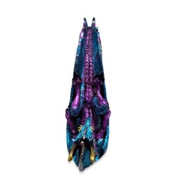 Incensário Vareta Dragão Guerreiro Azul Oriental 15cm - 4