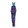 Incensário Vareta Dragão Guerreiro Azul Oriental 15cm - 3