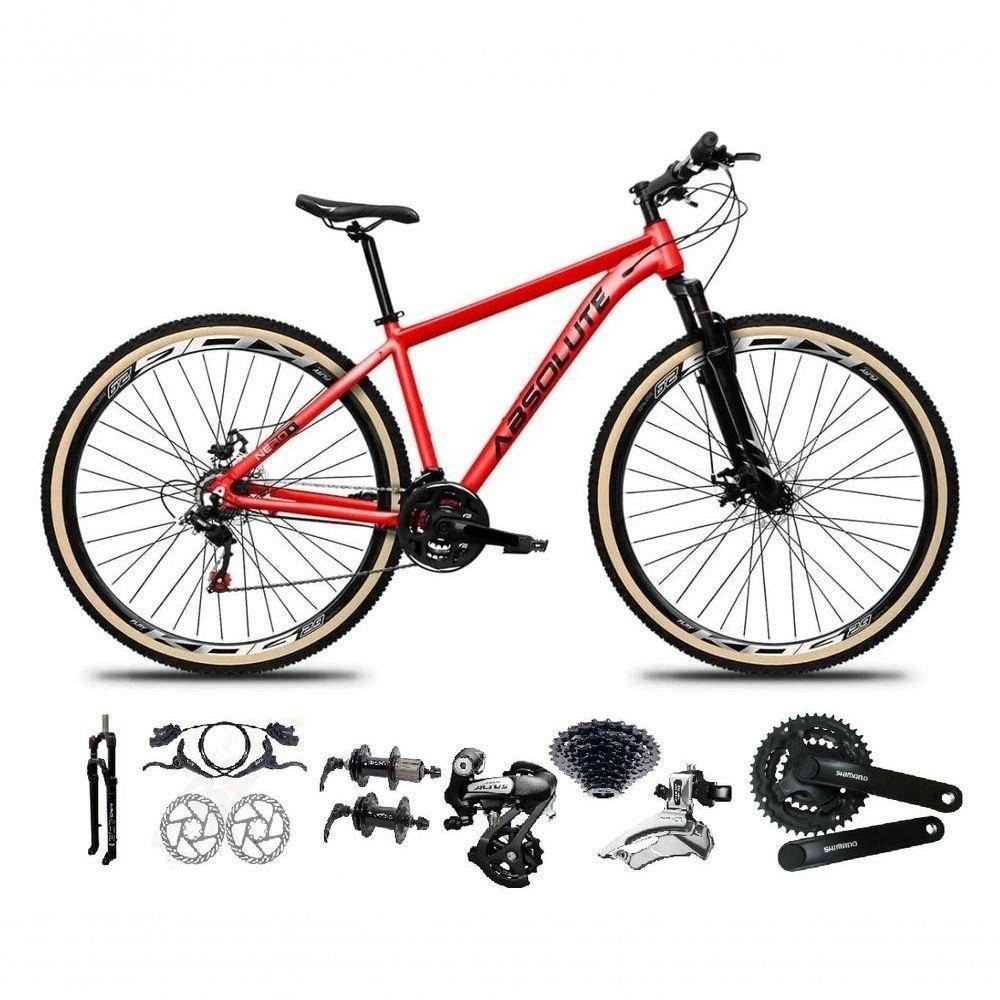 Bicicleta 29 Lotus Scorpion Shimano Altus 27v Suspensão com Trava