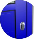 Ver imagem 4 de Porta de Correr Suspensa 210x70cm Meia Lambril Meia Vidro Esq L.25 Brimak Abertura Esquerda