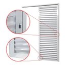 Ver imagem 3 de Porta de Correr Suspensa 210x80cm Veneziana Dir L.25 Brimak Abertura Direita