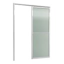 Ver imagem 2 de Porta de Correr Suspensa 210x80cm Vidrao Esq L.25 Brimak Abertura Esquerda Branco