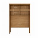 Ver imagem 4 de Módulo de Guarda Roupa Aéreo Ponte Queen 167,6cm 100% MDF Cairo Marrom/Cinamomo/Femdi