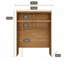 Ver imagem 4 de Módulo de Guarda Roupa Aéreo Ponte Queen 167,6cm 100% MDF Cairo