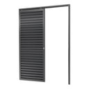 Ver imagem 2 de Porta de Correr Suspensa 210x80cm Veneziana Dir L.25 Brimak Abertura Direita
