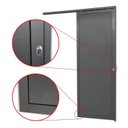 Ver imagem 3 de Porta de Correr Suspensa 210x80cm Lambril Dir L.25 Brimak Abertura Direita