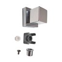 Ver imagem 2 de Acabamento para Registro Quadrado em ABS Cromado:Cromado