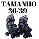 Ver imagem 2 de Patins de 4 Rodas Preto Elite Tamanho:36/39