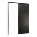 Ver imagem 2 de Porta de Correr Suspensa 210x80cm Lambril Esq L.25 Brimak Abertura Esquerda Preto