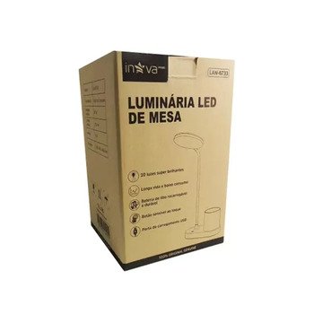 Luminária Led de Mesa Recarregável Lan-6733 - 2