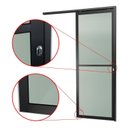 Ver imagem 3 de Porta de Correr Suspensa 210x80cm Vidrao Dir L.25 Brimak Abertura Direita