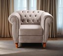 Ver imagem 1 de Sofá Nobreza Poltrona Chesterfield Vintage Retrô Clássico