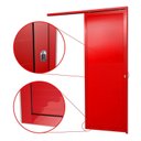 Ver imagem 3 de Porta de Correr Suspensa 210x80cm Lambril Dir L.25 Brimak Abertura Direita