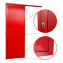 Ver imagem 3 de Porta de Correr Suspensa 210x80cm Lambril Esq L.25 Brimak Abertura Esquerda
