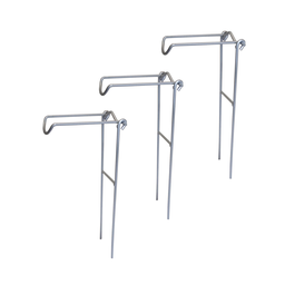 SUPORTES PARA UMA VARA DE PESCA DOBRÁVEL PARA CHÃO DE 30 CM - 2