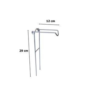 SUPORTES PARA UMA VARA DE PESCA DOBRÁVEL PARA CHÃO DE 30 CM