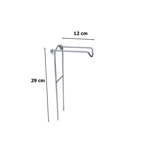 SUPORTES PARA UMA VARA DE PESCA DOBRÁVEL PARA CHÃO DE 30 CM