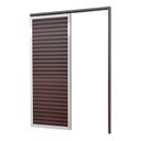 Ver imagem 3 de Porta de Correr Suspensa 210x80cm Veneziana Dir L.25 Brimak Abertura Direita