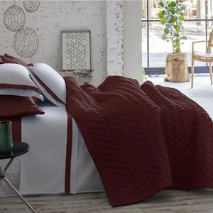 Jogo de Cama 300 Fios St. Germain Queen - Naturalle Fashion - Vermelho Escuro
