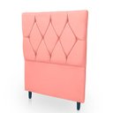 Ver imagem 4 de Cabeceira Estofada para Cama de Solteiro 90 Athena Suede