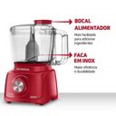Ver imagem 6 de Mini Processador Mondial Turbo Pratic 300w Vermelho 127v - Mp-16-r