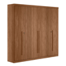 Guarda Roupa Casal 6 Portas Ripado Buriti Santos Andira Jatoba Jatobá - 2
