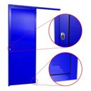 Ver imagem 6 de Porta de Correr Suspensa 210x80cm Lambril Esq L.25 Brimak Abertura Esquerda
