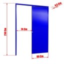 Ver imagem 2 de Porta de Correr Suspensa 210x80cm Lambril Esq L.25 Brimak Abertura Esquerda