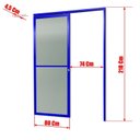 Ver imagem 2 de Porta de Correr Suspensa 210x80cm Vidrao Dir L.25 Brimak Abertura Direita