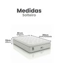 Ver imagem 6 de Colchão Solteiro Comfort Gel Sealy Não Esquenta 88x188cm