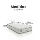 Ver imagem 4 de Colchão Solteiro Comfort Gel Sealy Não Esquenta 88x188cm