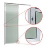 Porta de Correr Suspensa 210x90cm Vidrao Esq L.25 Brimak - 6
