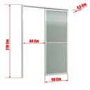 Ver imagem 2 de Porta de Correr Suspensa 210x90cm Vidrao Esq L.25 Brimak