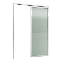 Porta de Correr Suspensa 210x90cm Vidrao Esq L.25 Brimak - 3