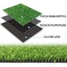 Grama Sintética Artificial 20mm com Proteção Uv e Anti-fungo 2,00 X 10,00m (20m²) - 10