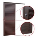 Ver imagem 6 de Porta de Correr Suspensa 210x90cm Veneziana Esq L.25 Brimak