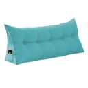 Ver imagem 1 de Almofada de Apoio para Cabeceira 100cm Suede Várias Cores - Estopar Suede Turquesa