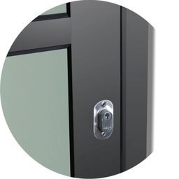Porta de Correr Suspensa 210x90cm Vidrao Esq L.25 Brimak - 4