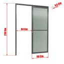 Ver imagem 2 de Porta de Correr Suspensa 210x90cm Vidrao Esq L.25 Brimak