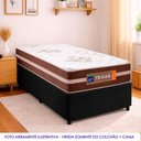 Ver imagem 2 de Cama Box Solteiro Sintético + Colchão Molas Ensacadas Texas Prime Colchões 88cm - Suporta até