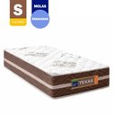 Ver imagem 5 de Cama Box Solteiro Sintético + Colchão Molas Ensacadas Texas Prime Colchões 88cm - Suporta até