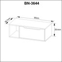 Ver imagem 5 de Conjunto Banheiro com 2 Balcões e Espelheira Branco - Tecno
